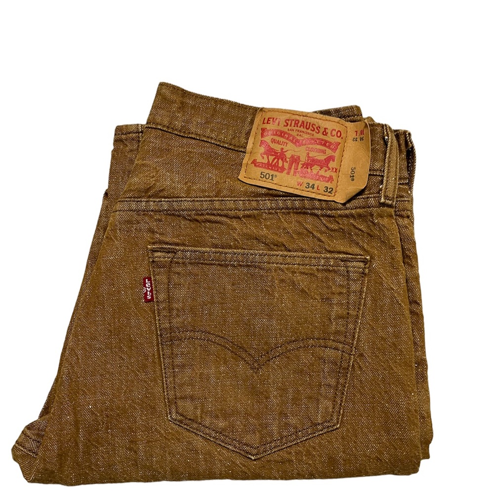 Levi’s White Oak Cone Mill 501s size 34 x 32.